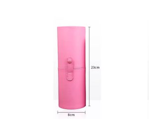 PU Leather Vegan Cylinder Holders for Cosmetic Makeup Brush and Stationery Item Accessory Storage Box