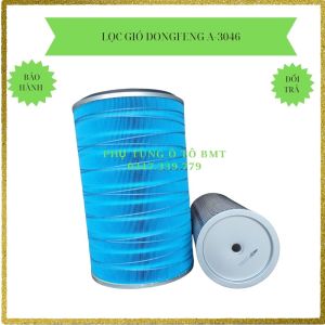 Lọc gió xe tải Howo Dongfeng 3 chân Jac 3 chân chenglong kích thước 30X46 bằng sắt đáy sâu và đáy cạn. Mã lọc YK3046C