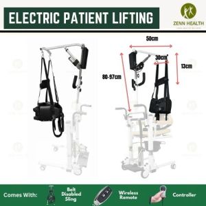 Electric Patient Lifting Belt Disabled Sling Hoist Crane Shift Hydraulic Commode Patient Lift Transfer Chair