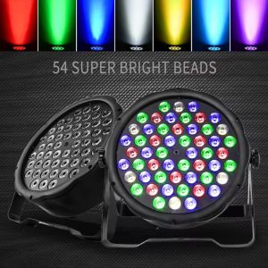 COD SHHDS Lampu Sorot panggung warna warni sensor suara disco LED Outdoor RGB DMX512 160W SH54