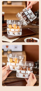 Túi zip trong suốt đựng bánh cookies 13.5cmx13.5cm