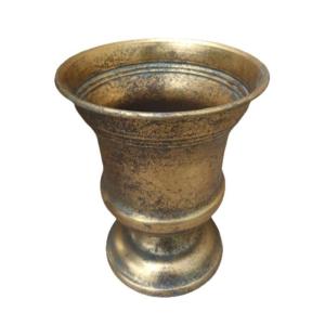 Antique Metal Planter Bucket Handcraft Iron Artwork Flower Pot For Home Garden Decors And Dried Flower Arrangement Use