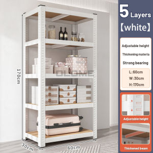 【Larger size 180*120】【Load 450 KG】Boltless Steel Rack Shelves 5/4/3 layers Adjustable Stocking Rack Organizer stainless+board Multi-purpose High Quality Steel Storage Rack Shelf Metal Shelves Steel Rack Kitchen Organizer Kitchen Shelves