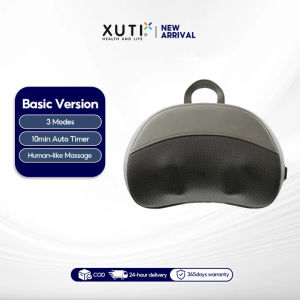 XUTI Neck Massager Cervical Spine Electric Pillow Back Pain Body Massage Muscle Relax Therapy Device