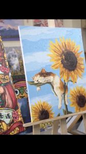 Tranh sơn dầu số hoá có khung LIM Art - Tranh tô màu theo số hoạt hình anime manga