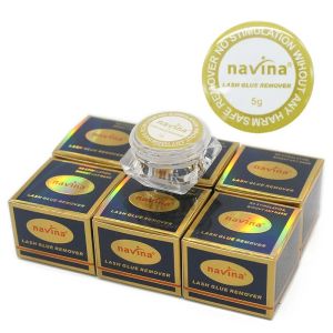 NAVINA Eyelash Remover Paste Original Cairan Pembersih Lem Bulu Mata Palsu Tanpa Stimulasi Aman 5g