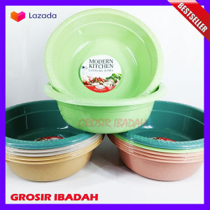 SERBA MURAH!! 12 PCS Baskom Plastik Warna No 12 / Wadah Makanan / Waskom Tradisional