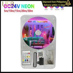 Flexible Waterproof Neon LED Strip Light IP67 for Bedroom Garden and Outdoor Party Lighting