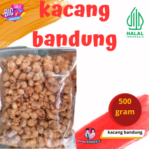 kacang Bandung isi 500gram/kacang Bandung enak/Arshyla-Snack/suuk Bandung/kacang Bandung/makanan ringan/Snack cemilan kiloan murah/makanan tradisional/kacang/suuk/kacang Bandung kiloan/jajanan murah enak/kacang Bandung viral/makanan khas daerah Bandung