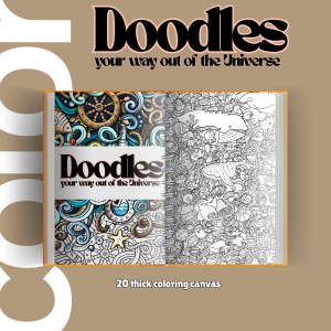 **Doodles Coloring Book – Cute & Relaxing Coloring Book for Kids Teens & Adults | Creative Doodle Art Activity Book | Fun Gift Idea**