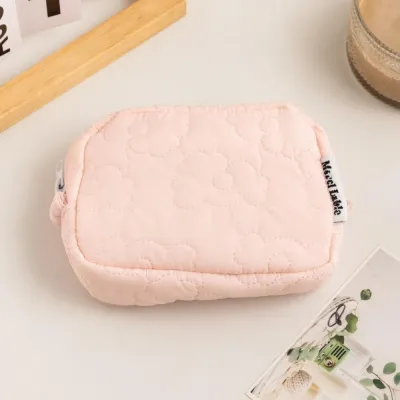 WASALEX Korean Style Pouch Toiletry Travel Makeup Large Capacity Women Waterproof Cosmetic Bag Cute Cartoon