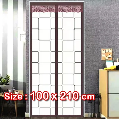 Tirai Magnet Elegan bahan plastik PVC (khusus ruangan berAC) / Tirai Pintu kamar (M3A)