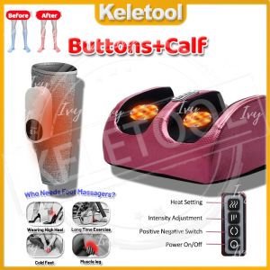 Foot spa massager Foot Care Massage Machine Electric Foot Heating Leg Massager Acupoint Machine Kneading Heating Massager Electric Roller Foot Massager Hot Compress Calf Masssager