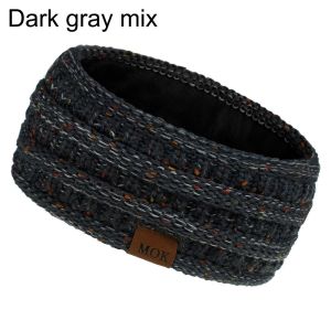 CHUAN Fashion Thick Fuzzy Hair Accessories Fleece Lined Knit Hair Band Head Wrap Ear Warmer Headbands for Women