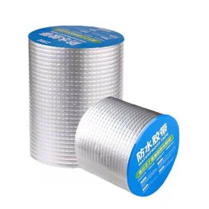 Aluminium Foil Butyl Rubber Waterproof Tape / Lakban aluminium Anti Bocor
