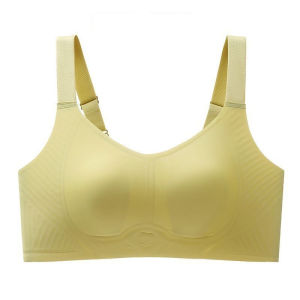 Maniyun บรา B-E นิ่มนิ่มนิ่มรูปเยลลี่บางมากสำหรับฤดูร้อนถ้วยน้ำแข็งไหมชุดชั้นในระบายความร้อนชุดชั้นในยกทรง Comfort แบบไม่มีสาย