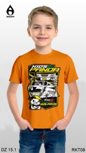 Kaos Anak laki laki bahan katun combed motif karakter terlaris