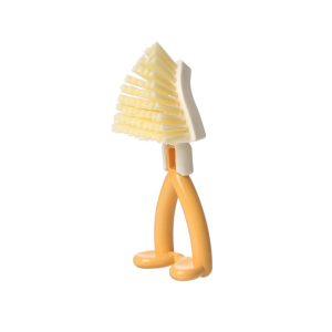 Angled Crevices Scrub Brush Collapsibles Design Space Saving Household Tool With Flat Bottom For Standing Kitchen Bath Accessory