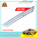 Proton Wira Front Up Grille Grill Carbon Silver. 