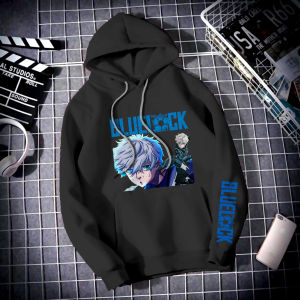 blue lock: nagi black jacket cute with hoodie