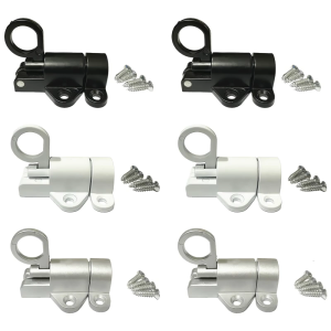 2pcs mùa xuân thư bị trả lại chốt cửa tự động chốt khóa phần cứng hợp kim nhôm cửa sổ chốt cửa sổ an ninh kéo Nhẫn