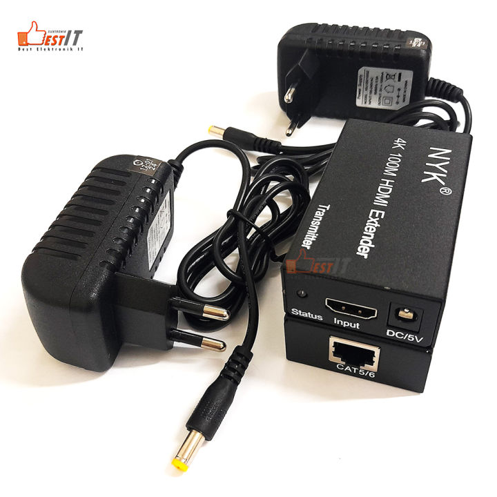 HDMI extender over Kabel Lan RJ45 MAX 100 Meter Lazada Indonesia