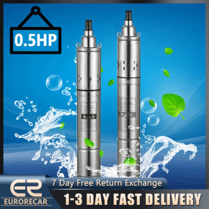 220V 60Hz Submersible Pump 3Inch Household Stainless Steel Single Phase Deep Well Pump Submersible Bore Pump 260ft 0.5HP