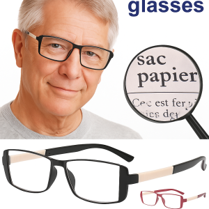 Intelligent Zoom Reading Glasses Anti Blue Light Fashion Reading Glasses With Whitening Feature Comfortable Vision Enhancement