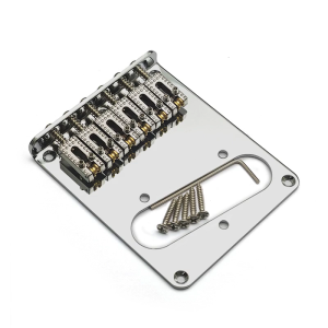 6 cây đàn guitar bass điện dây cố định cầu vân kim loại cây đàn guitar hardtail cầu cố định cầu phù hợp cho playabilitys