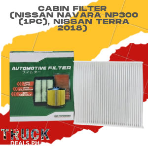 Nissan Navara NP300 Cabin Filter (2018) - Automotive Filter - Long Life - High Filtration - Eco Friendly - White Pleated Filter