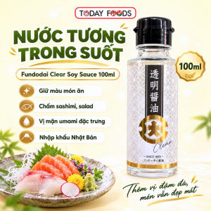 Nước Tương Trong Suốt Fundodai 100ml Nhật Bản – Clear Soy Sauce Giữ Màu Món Ăn Chấm Sashimi Salad