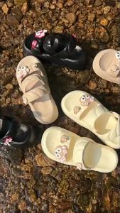 [Free Shipping] New EVA Thick-Soled Slippers For Women Featuring A Cute Bow Design Non-Slip Soles And Suitable For Both Indoor And Outdoor Wear Offering A Soft And Comfortable Feel