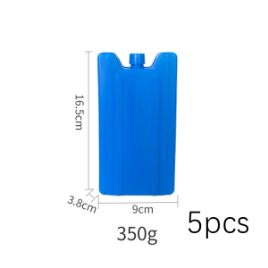 5Pcs 400ml Ice Crystal Box Reusable Ice Packs Water Gel Ice Crystal Filled Cooling Container