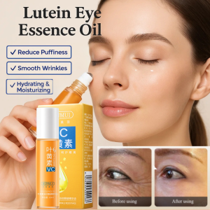 【Local Stock】Dinkiss Lutein Eye Essence Oil Roller Ball Moisturizing Improves Fine Lines Dark Circles Protects Eye Area Skin Care