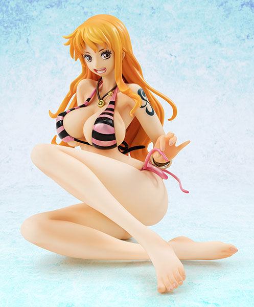 One Piece Nami swimsuit ver.bb Sitting posture weather stick black