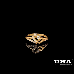 N1241 Nhẫn nữ đính đá CZ cao cấp thiết kế tinh tế nhẹ nhàng UHA