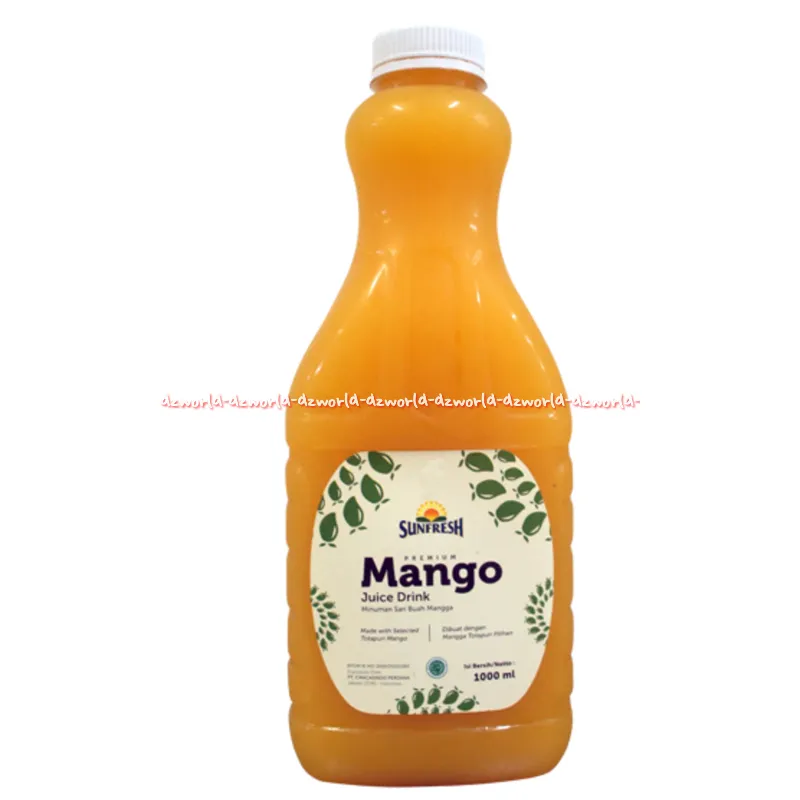 Sunfresh 1L Juice Drink Siap Saji Minum Buah Orange Jambu Jeruk Lemon Nanas  Apel Apple Lime Mango Mangga Sun Fresh 1Liter - Technical View