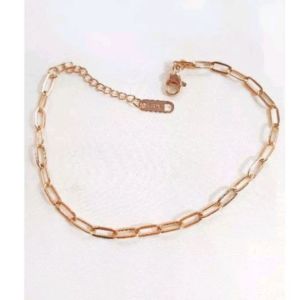 Gelang Rantai Tipis Titanium Wanita Simple Dan Cantik Anti Karat CXA87