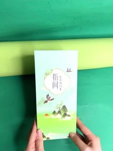 หวีนวดไม้จันทน์สีเขียวพร้อมถุงลมนิรภัย แปรงฝังเข็มเมอริเดียน ดอกพีโอนีแกะสลัก เครื่องมือดูแลเส้นผมส่วนบุคคล