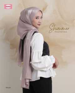 Jilbab Pashmina Shimmer Silk Shinny Glossy Mewah Premium By Sayra SAYRA1 BY MOSLEMWEAR