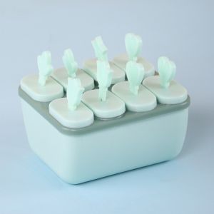 Cetakan Ice Cream Cetakan Es Batu Dengan Tutup  Cetakan Es Krim Stik  Cetakan Es Krim 8 Slot  Es Loli DIY
