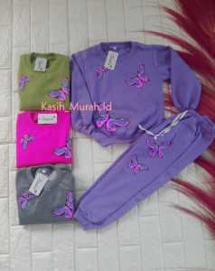 Setelan Anak Perempuan Motif Kupu-Kupu: Pilihan Terbaik untuk Anak Usia 1-7 Tahun