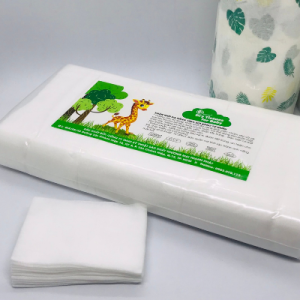 Khăn khô đa năng Oganic+ khăn lau khô hàng xuất nhật bịch 300gr