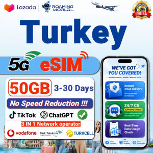 Turkey Travel eSIM High Speed Data QR Code Activation Ideal for Tourists & Business across Istanbul Cappadocia Antalya