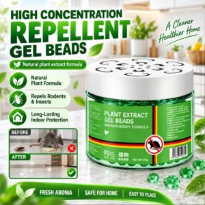 JMY Highly Concentrated Rodent Repellent And Insect Repellent Beads Rat And Mouse Repellent Long Lasting Pest Control Home Use Easy To Use