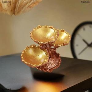 [COD] Yaokeqi 1 12 Dollhouse Retro Luxury Fruit Plate Model Doll Home Dessert Plate Living Room Decoration Toy Micro Scene Ornament