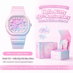 [50th Anniversary Limited] ZGO x Sanrio HelloKitty Ladies Watch 30M Waterproof Luminous Watch Birthday Gift 357
