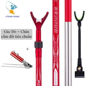 Chống cần Câu Đài CARBON Câu Đơn Cao Cấp TAb Gác cần câu đài câu cá