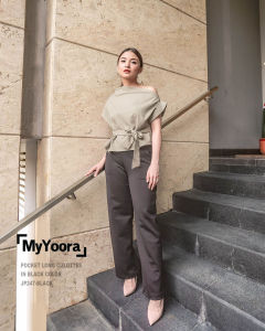 MyYoora Premium Basic Cullotes Celana Kulot Panjang Wanita G08