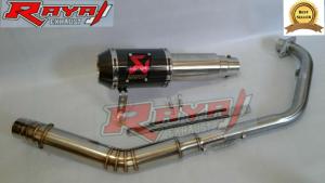 knalpot racing Akrapovic Vixion CB150R CBR150 Byson Verza